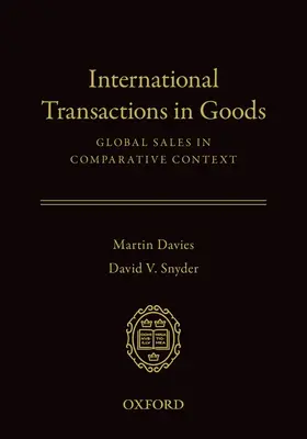 Internationale Warentransaktionen: Globale Verkäufe im vergleichenden Kontext - International Transactions in Goods: Global Sales in Comparative Context