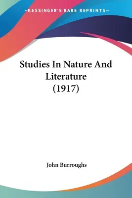 Studien zur Natur und Literatur (1917) - Studies In Nature And Literature (1917)