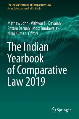 Das Indische Jahrbuch für Rechtsvergleichung 2019 - The Indian Yearbook of Comparative Law 2019