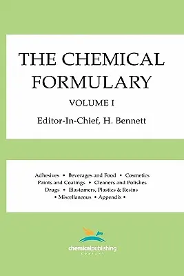 Die chemische Formelsammlung, Band 1 - The Chemical Formulary, Volume 1