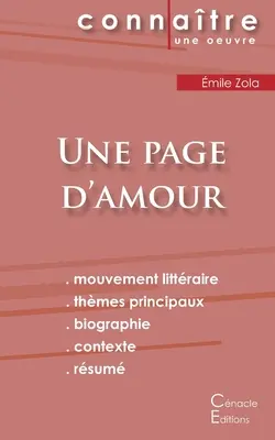 Fiche de lecture Une page d'amour de mile Zola (Analyse littraire de rfrence et rsum complet)