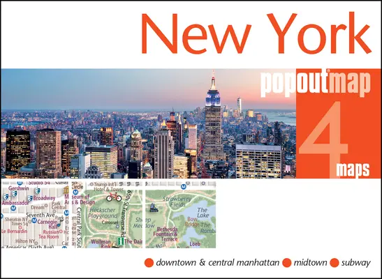 New York Popout Karte - New York Popout Map