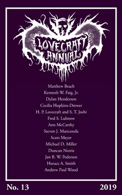 Lovecraft Annual Nr. 13 (2019) - Lovecraft Annual No. 13 (2019)