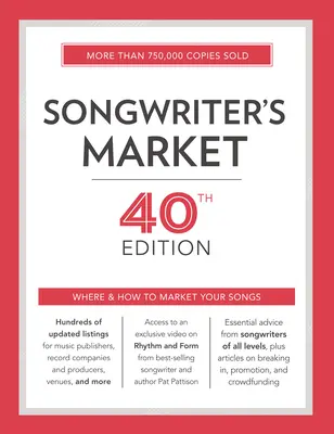 Songwriter's Market: Wo und wie man seine Songs vermarktet - Songwriter's Market: Where & How to Market Your Songs