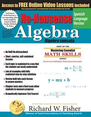 No-Nonsense Algebra, spanische Sprachversion - No-Nonsense Algebra, Spanish Language Version