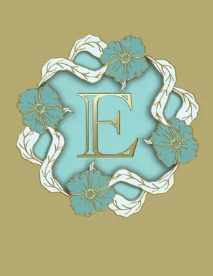 E: 100 Seiten 8.5 X 11 Monogramm Notizbuch College liniertes Papier - E: 100 Pages 8.5 X 11 Monogram Notebook College Ruled Line Paper