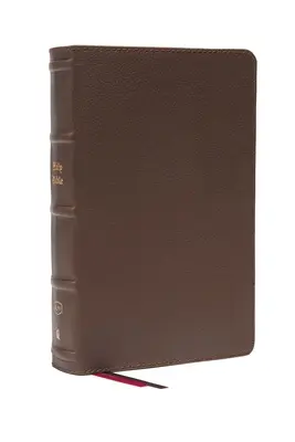 Kjv, Personal Size Large Print Single-Column Reference Bible, Echtes Leder, Braun, Red Letter, Comfort Print: Heilige Bibel, King James Version - Kjv, Personal Size Large Print Single-Column Reference Bible, Genuine Leather, Brown, Red Letter, Comfort Print: Holy Bible, King James Version