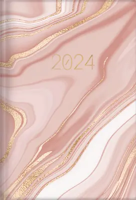 2024 Agenda - Sabbatblätter - Beige Rosa: Con Un Pensamiento Motivador O Un Versculo de la Biblia Para Cada Da del Ao - 2024 Agenda - Tesoros de Sabidura - Mrmol Rosa: Con Un Pensamiento Motivador O Un Versculo de la Biblia Para Cada Da del Ao