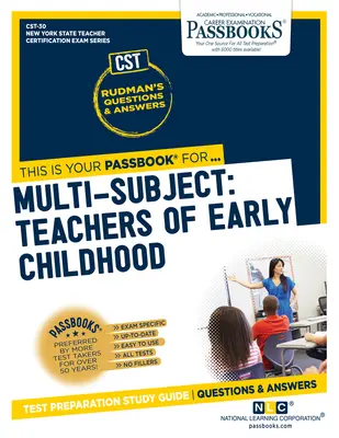 Mehrere Fächer: Lehrer für die frühe Kindheit (Geburt-Gr 2) (Cst-30): Sparbücher StudienführerBand 30 - Multi-Subject: Teachers of Early Childhood (Birth-Gr 2) (Cst-30): Passbooks Study Guidevolume 30