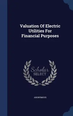 Bewertung von Elektrizitätsversorgungsunternehmen zu finanziellen Zwecken - Valuation Of Electric Utilities For Financial Purposes