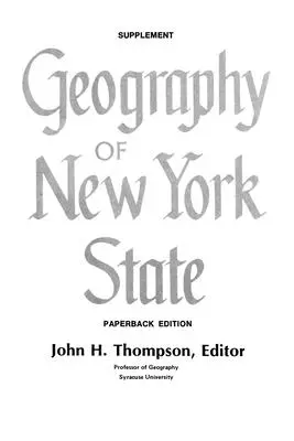 Geographie des Staates New York Ergänzung - Geography of New York State Supplement