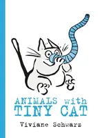 Tiere mit winziger Katze - Animals with Tiny Cat