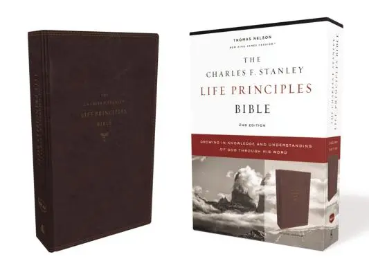 Nkjv, Charles F. Stanley Life Principles Bible, 2. Auflage, Lederweich, Burgund, Komfortdruck: Wachsen in der Erkenntnis und im Verständnis von Gott durch - Nkjv, Charles F. Stanley Life Principles Bible, 2nd Edition, Leathersoft, Burgundy, Comfort Print: Growing in Knowledge and Understanding of God Throu
