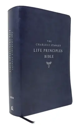 Niv, Charles F. Stanley Life Principles Bible, 2. Auflage, lederweich, blau, Daumenregister, Komfortdruck: Heilige Bibel, Neue Internationale Version - Niv, Charles F. Stanley Life Principles Bible, 2nd Edition, Leathersoft, Blue, Thumb Indexed, Comfort Print: Holy Bible, New International Version