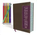 Niv, Beautiful Word Coloring Bible und 8-Bleistift-Geschenkset, lederweich, braun: Hunderte von Versen zum Ausmalen - Niv, Beautiful Word Coloring Bible and 8-Pencil Gift Set, Leathersoft, Brown: Hundreds of Verses to Color