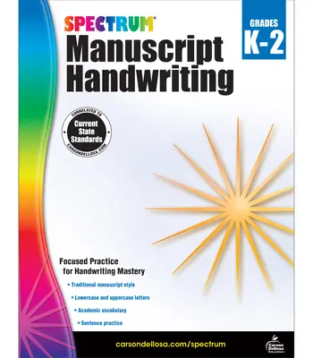 Spektrum Manuskript Handschrift, Grades K - 2 - Spectrum Manuscript Handwriting, Grades K - 2