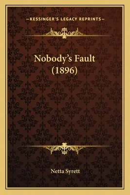 Niemand ist schuld - Nobody's Fault