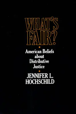 Was ist fair? Amerikanische Überzeugungen über Verteilungsgerechtigkeit - What's Fair: American Beliefs about Distributive Justice