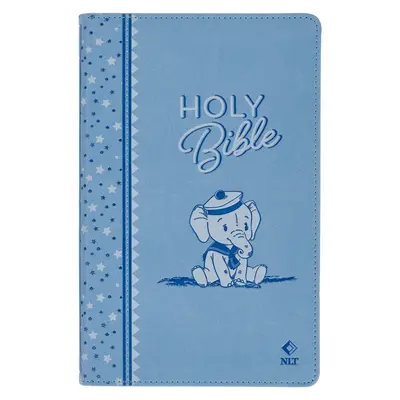 NLT Keepsake Heilige Bibel für Baby Jungen Taufe Ostern, New Living Translation, Blau - NLT Keepsake Holy Bible for Baby Boys Baptism Easter, New Living Translation, Blue