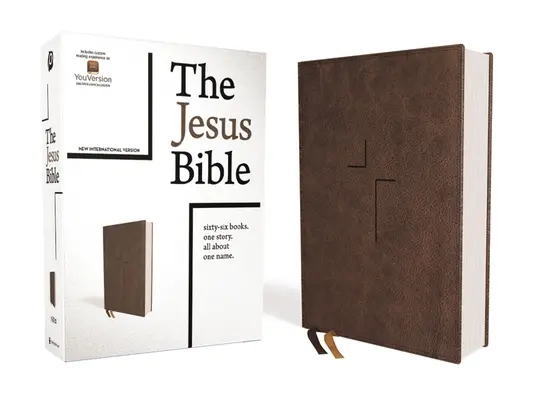 Die Jesus Bibel, NIV Ausgabe, Lederweich, Braun, Indexiert, Komfortdruck - The Jesus Bible, NIV Edition, Leathersoft, Brown, Indexed, Comfort Print
