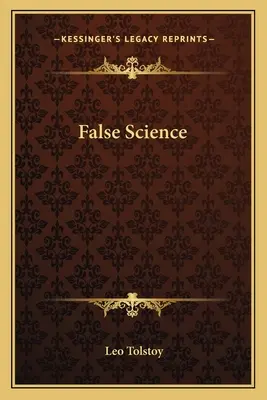 Falsche Wissenschaft - False Science
