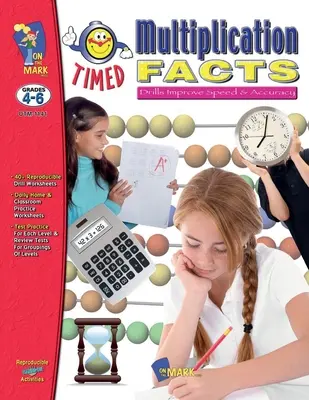 Zeitgesteuerte Multiplikationsübungen für die Klassen 4-6 - Timed Multiplication Drill Facts Grades 4-6