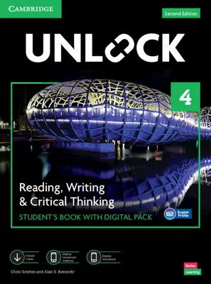 Unlock Level 4 Lesen, Schreiben und kritisches Denken - Schülerbuch mit Digitalpaket [mit eBook] - Unlock Level 4 Reading, Writing and Critical Thinking Student's Book with Digital Pack [With eBook]