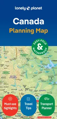 Lonely Planet Kanada Planungskarte - Lonely Planet Canada Planning Map