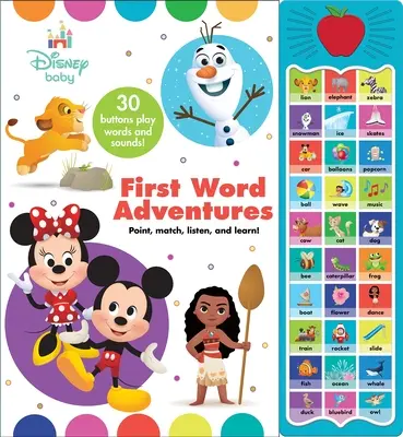 Apple Disney Baby Erste Wortabenteuer Soundbuch - Apple Disney Baby First Word Adventures Sound Book