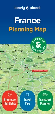 Lonely Planet Frankreich Planungskarte - Lonely Planet France Planning Map