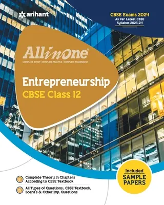 All In One Class 12th Entrepreneurship für die CBSE-Prüfung 2024 - All In One Class 12th Entrepreneurship for CBSE Exam 2024