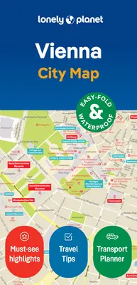 Lonely Planet Wien Stadtplan - Lonely Planet Vienna City Map