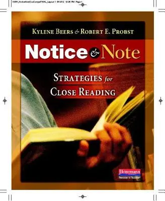 Notice & Note: Strategien zum genauen Lesen - Notice & Note: Strategies for Close Reading