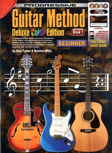 Progressive Gitarrenmethode 1- Deluxe Color Edition - Progressive Guitar Method 1- Deluxe Color Edition