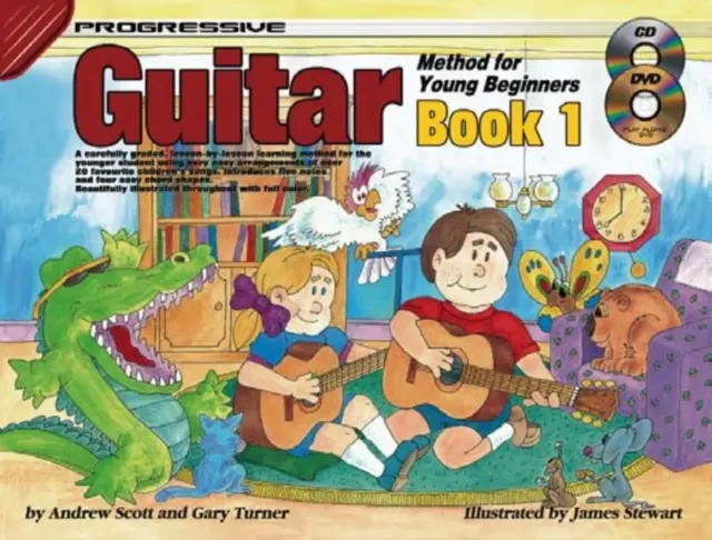 Progressive Gitarrenmethode für junge Anfänger - Heft 1 - Progressive Guitar Method for Young Beginners-Bk 1