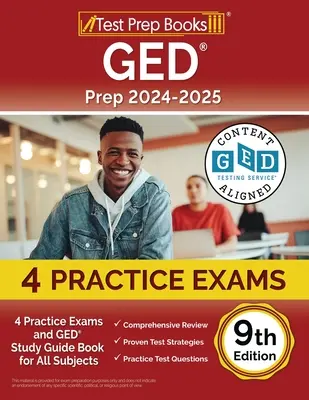 GED-Vorbereitung 2024-2025: 4 Practice Exams und GED Study Guide Book für alle Fächer [9. Auflage] - GED Prep 2024-2025: 4 Practice Exams and GED Study Guide Book for All Subjects [9th Edition]