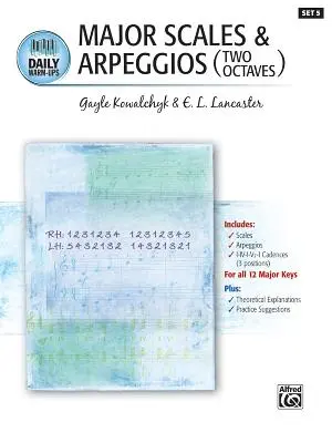 Tägliche Aufwärmübungen, Band 5: Dur-Tonleitern und Arpeggien - Daily Warm-Ups, Bk 5: Major Scales & Arpeggios