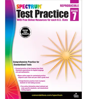 Spectrum Test Practice, Klasse 7 - Spectrum Test Practice, Grade 7