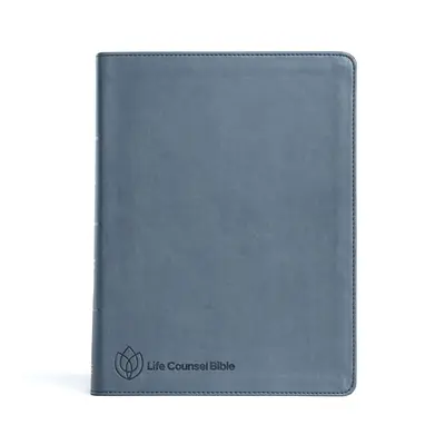 CSB Life Counsel Bible, Schieferblauer Ledereinband, indiziert: Praktische Weisheit für das ganze Leben - CSB Life Counsel Bible, Slate Blue Leathertouch, Indexed: Practical Wisdom for All of Life