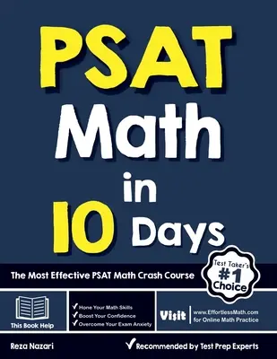 PSAT Mathe in 10 Tagen: Der effektivste PSAT-Mathe-Crash-Kurs - PSAT Math in 10 Days: The Most Effective PSAT Math Crash Course