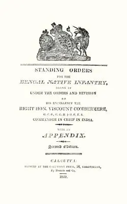 Standing Orders für die bengalische Infanterie 1829 - Standing Orders for the Bengal Native Infantry 1829