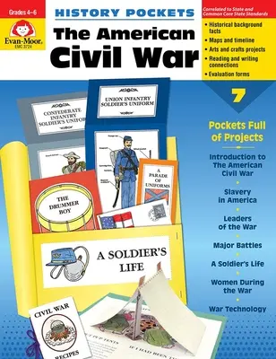 Geschichts-Taschen: Der Amerikanische Bürgerkrieg, Klasse 4 - 6, Lehrermaterial - History Pockets: The American Civil War, Grade 4 - 6 Teacher Resource