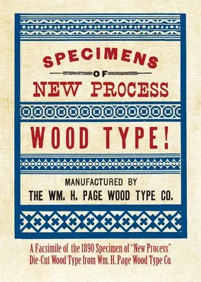 Exemplare der neuen Prozessholzschrift! - Specimens of New Process Wood Type!