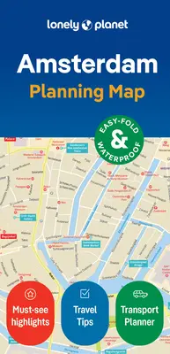 Lonely Planet Amsterdam Stadtplan 2 - Lonely Planet Amsterdam City Map 2