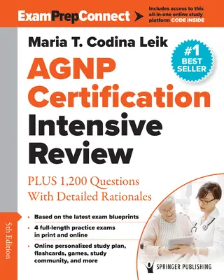 Agnp-Zertifizierung: Intensive Wiederholung: Plus 1.200 Fragen mit detaillierten Begründungen - Agnp Certification Intensive Review: Plus 1,200 Questions with Detailed Rationales