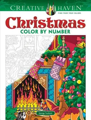 Creative Haven Weihnachtsfarbe nach Zahlen - Creative Haven Christmas Color by Number