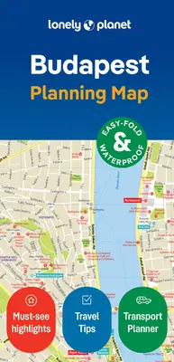 Lonely Planet Budapest Stadtplan 2 - Lonely Planet Budapest City Map 2