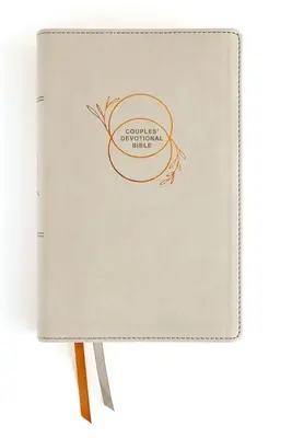 Niv, Couples' Devotional Bible (Build a Biblical Foundation for Your Marriage), Leathersoft, Stone, Comfort Print: Zusammenwachsen in Christus - Niv, Couples' Devotional Bible (Build a Biblical Foundation for Your Marriage), Leathersoft, Stone, Comfort Print: Growing Together in Christ