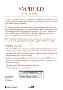 Amplified Study Bible, Kunstleder, Braun - Amplified Study Bible, Imitation Leather, Brown