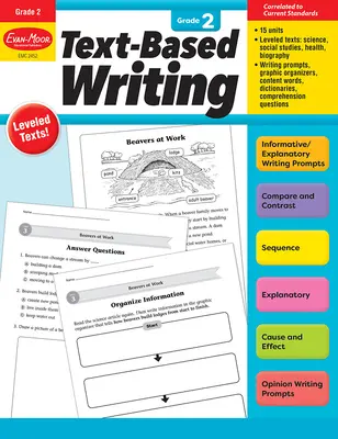 Textbasiertes Schreiben, Klasse 2, Lehrermaterial - Text-Based Writing, Grade 2 Teacher Resource